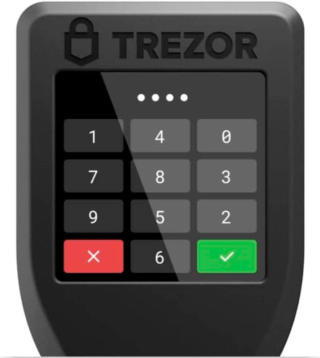Alt View 12. Trezor - Model T - Advanced Crypto Hardware Wallet with LCD Touch Screen - Black.