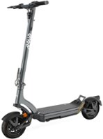 Apollo City Pro 2023 Foldable Electric Scooter w/43 mi Max Operating Range & 34 mph Max Speed - Space Gray - Front_Zoom