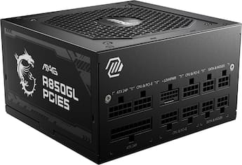 MSI MAG A850GL PCIE5 850W Full Modular ATX 3.1 Ready 80 Plus Gold MSI MAG A850GL PCIE5 850W Full Modular ATX 3.1 Ready 80 Plus Gold