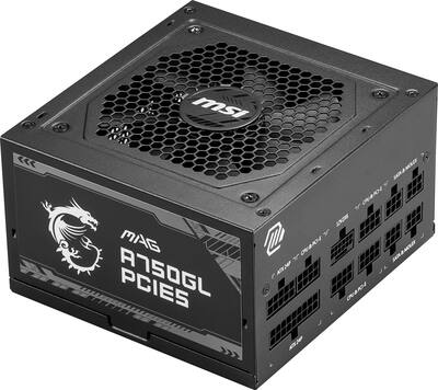 MSI MAG A750GL PCIE 5 750W ATX 3.1 Full Modular 80 Plus Gold MSI MAG A750GL PCIE 5 750W ATX 3.1 Full Modular 80 Plus Gold