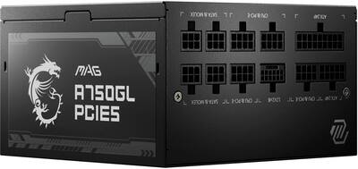 MSI MAG A750GL PCIE 5 750W ATX 3.1 Full Modular 80 Plus Gold MSI MAG A750GL PCIE 5 750W ATX 3.1 Full Modular 80 Plus Gold