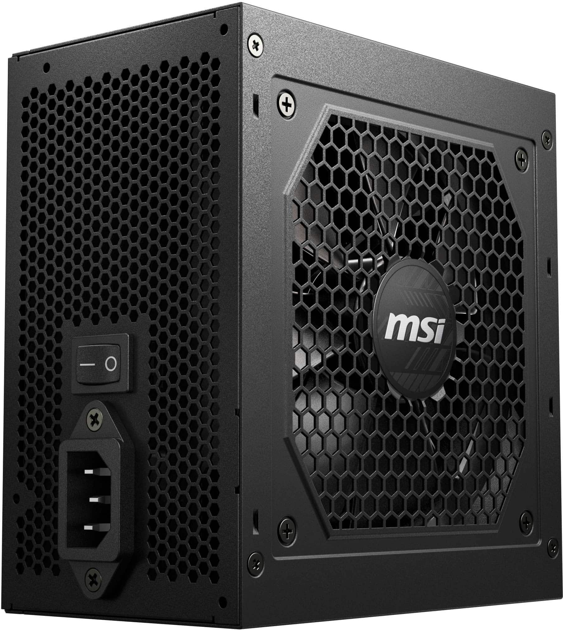 Alt View 13. MSI - A750GL PCIE 5 750W ATX 3.0 Full Modular 80 Plus Gold Gaming Power Supply - Black.