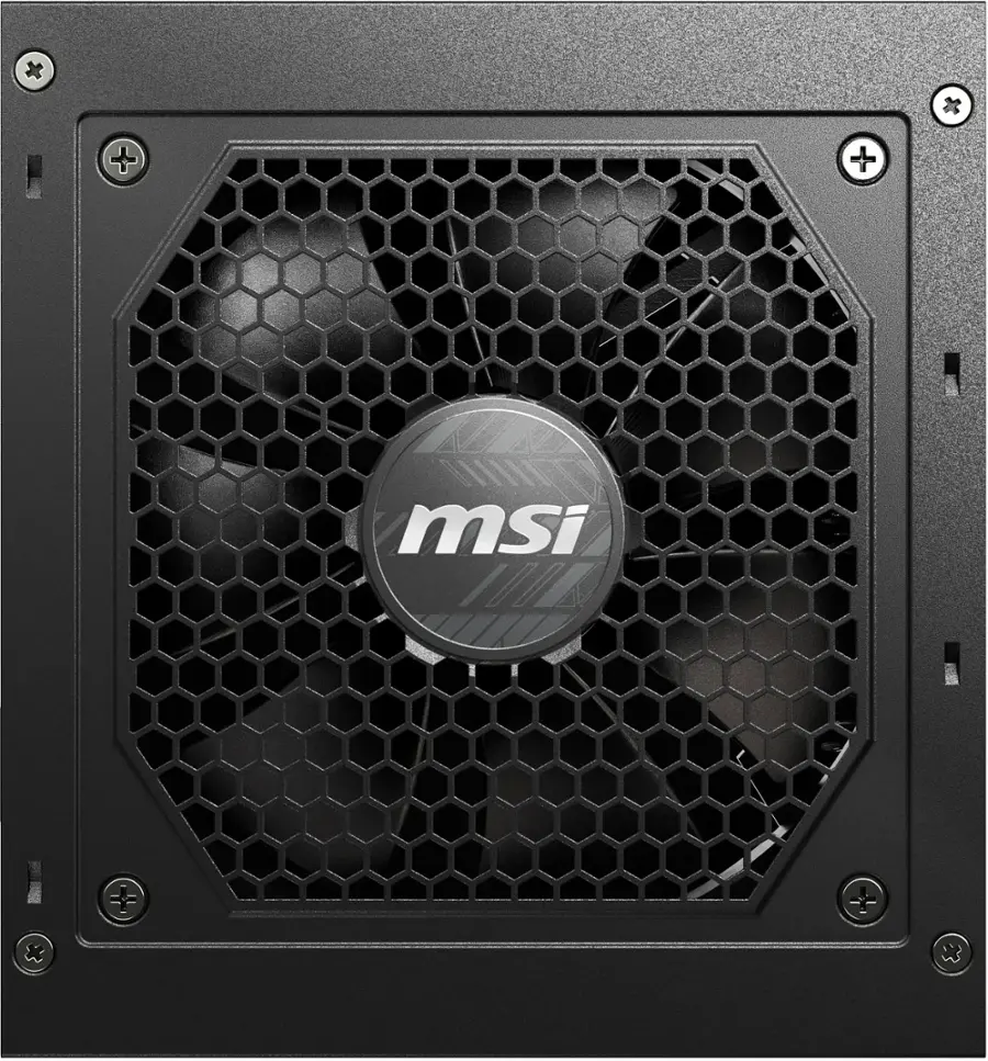 Alt View 17. MSI - A750GL PCIE 5 750W ATX 3.0 Full Modular 80 Plus Gold Gaming Power Supply - Black.