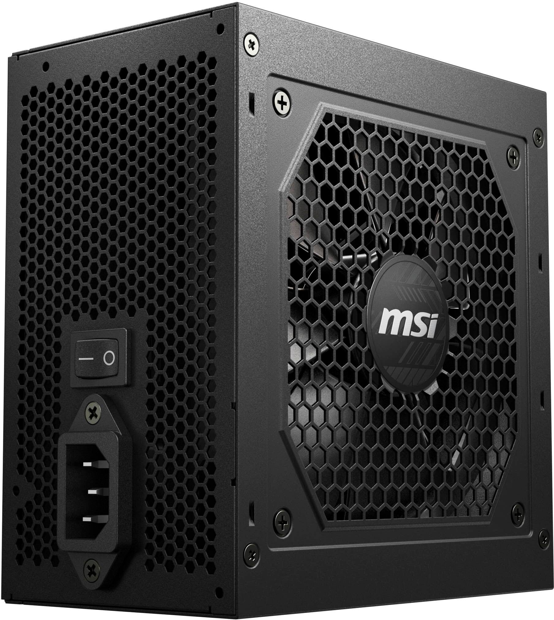 Alt View 13. MSI - A65GL 650W Full Modular 80 Plus Gold Power Supply - Black.