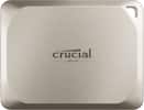 Front. Crucial - X9 Pro for Mac 2TB External USB-C SSD - Starlight.