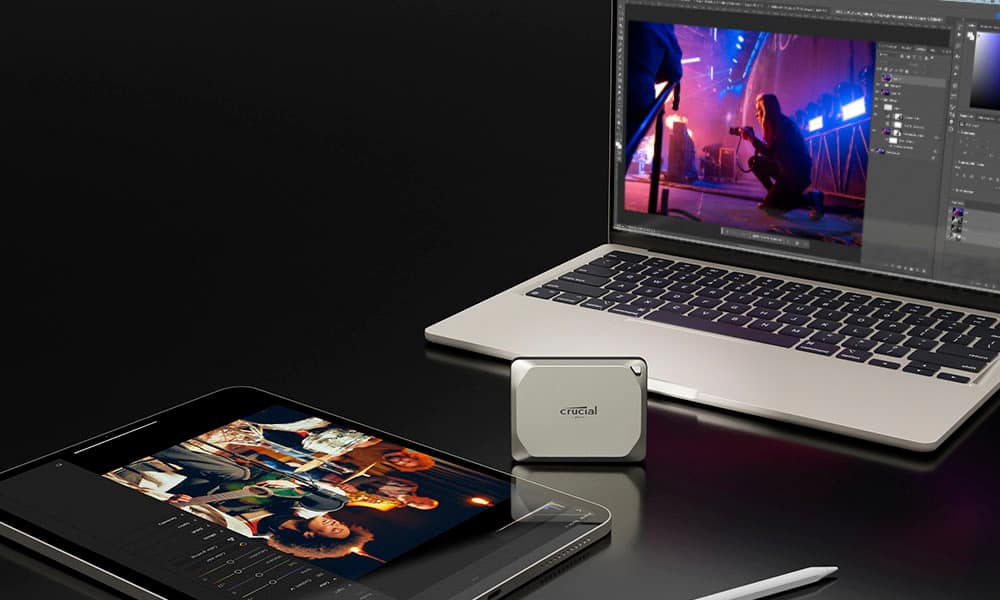 Serious Quality: Anodized aluminum with rubberized soft-touch base. Adobe Creative Cloud: Get one month of the Adobe All-Apps plan on us when you register the Crucial X9 Pro for Mac.