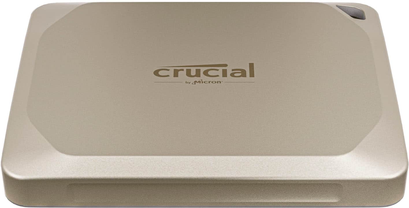 Alt View 1. Crucial - X9 Pro for Mac 2TB External USB-C SSD - Starlight.