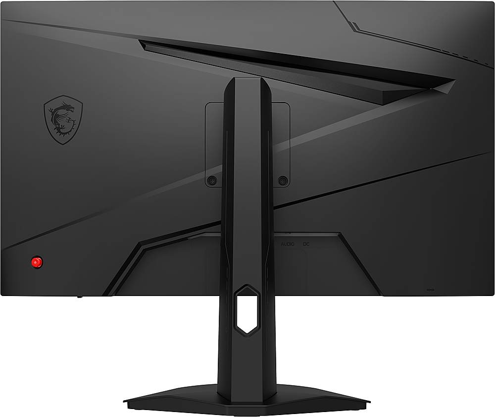 Back View: MSI - G244F 24" LCD FreeSync Premium 170Hz 1ms Gaming Monitor(DisplayPort,HDMI) - Black