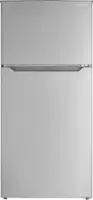 Insignia™ - 14.2 Cu. Ft. Top-Freezer Refrigerator with ENERGY STAR Certification - Stainless Steel - Front_Zoom