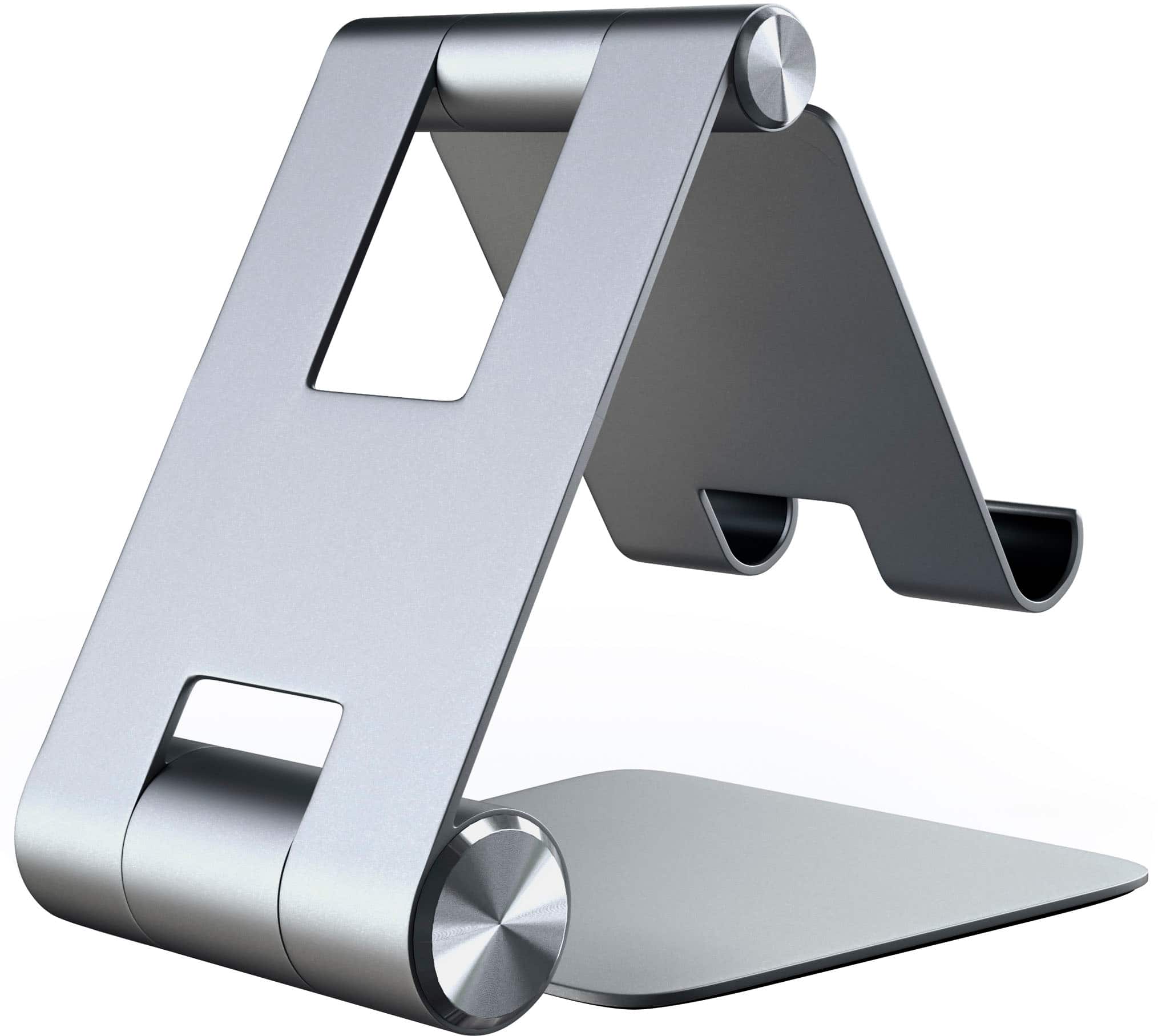Angle. Satechi - R1 Aluminum Multi-Angle Foldable Tablet Stand - Compatible with iPad Pro, iPad Air, iPad Mini, iPhones and tablets - Space Gray.
