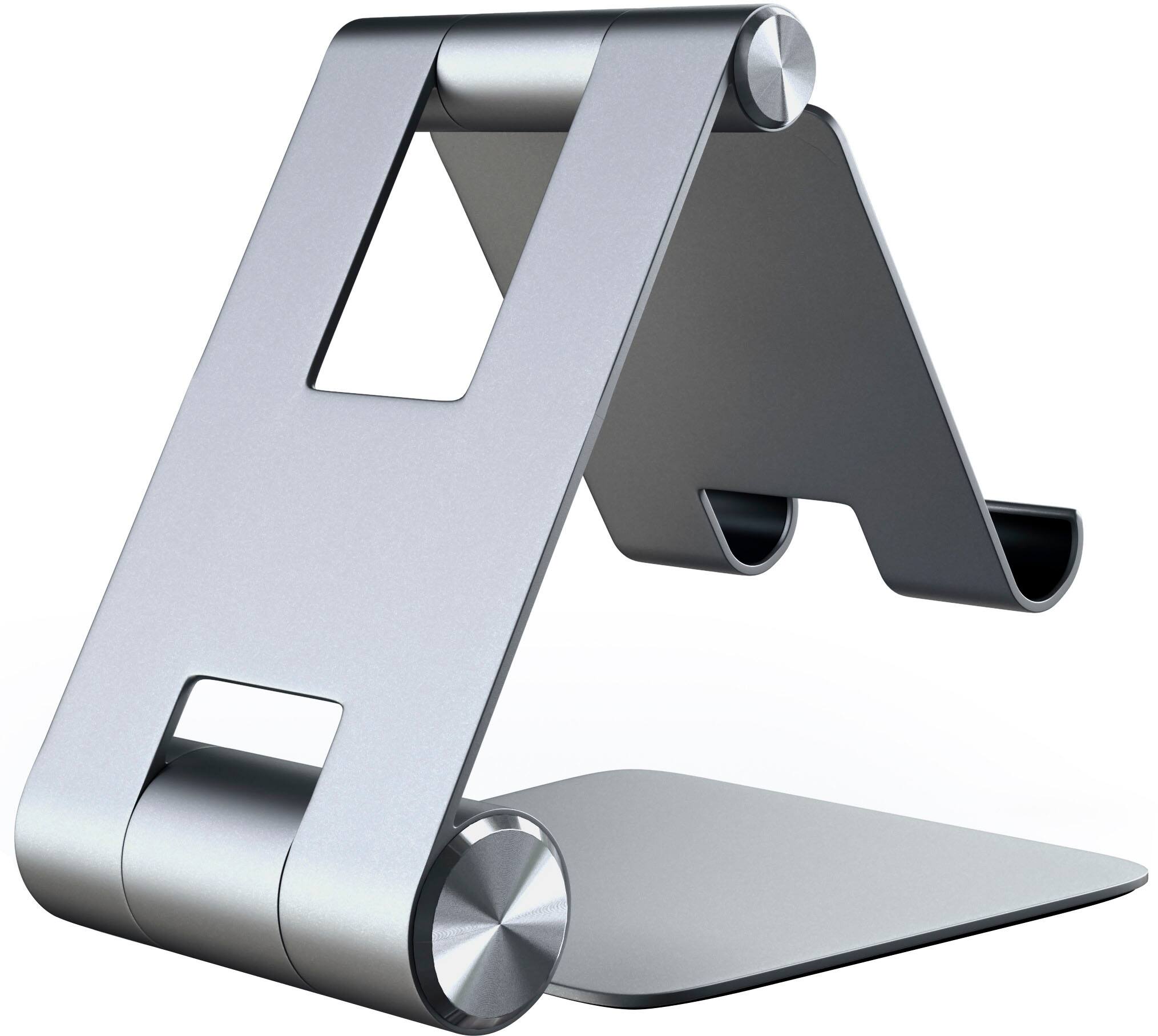 Angle. Satechi - R1 Aluminum Multi-Angle Foldable Tablet Stand - Compatible with iPad Pro, iPad Air, iPad Mini, iPhones and tablets - Space Gray.