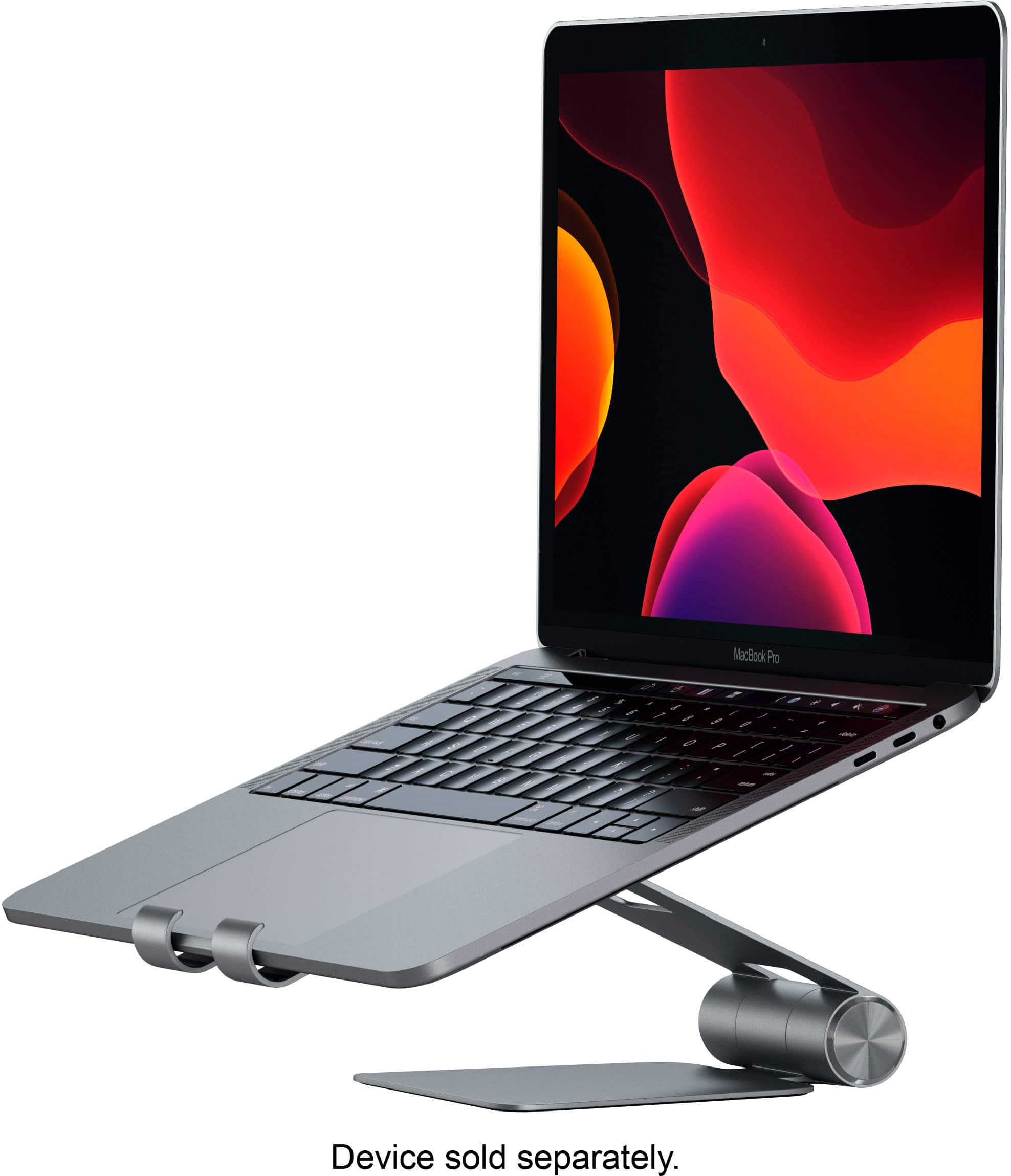 Left. Satechi - R1 Aluminum Multi-Angle Foldable Tablet Stand - Compatible with iPad Pro, iPad Air, iPad Mini, iPhones and tablets - Space Gray.