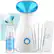Angle. Pure Daily Care - Nano Ionic Facial Steamer with 5 Piece Skin Kit and Hyaluronic Serum - Teal.