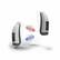 Left. Hearing Assist - iHEAR - matriX OTC Hearing Aid Kit - Lt Gray.