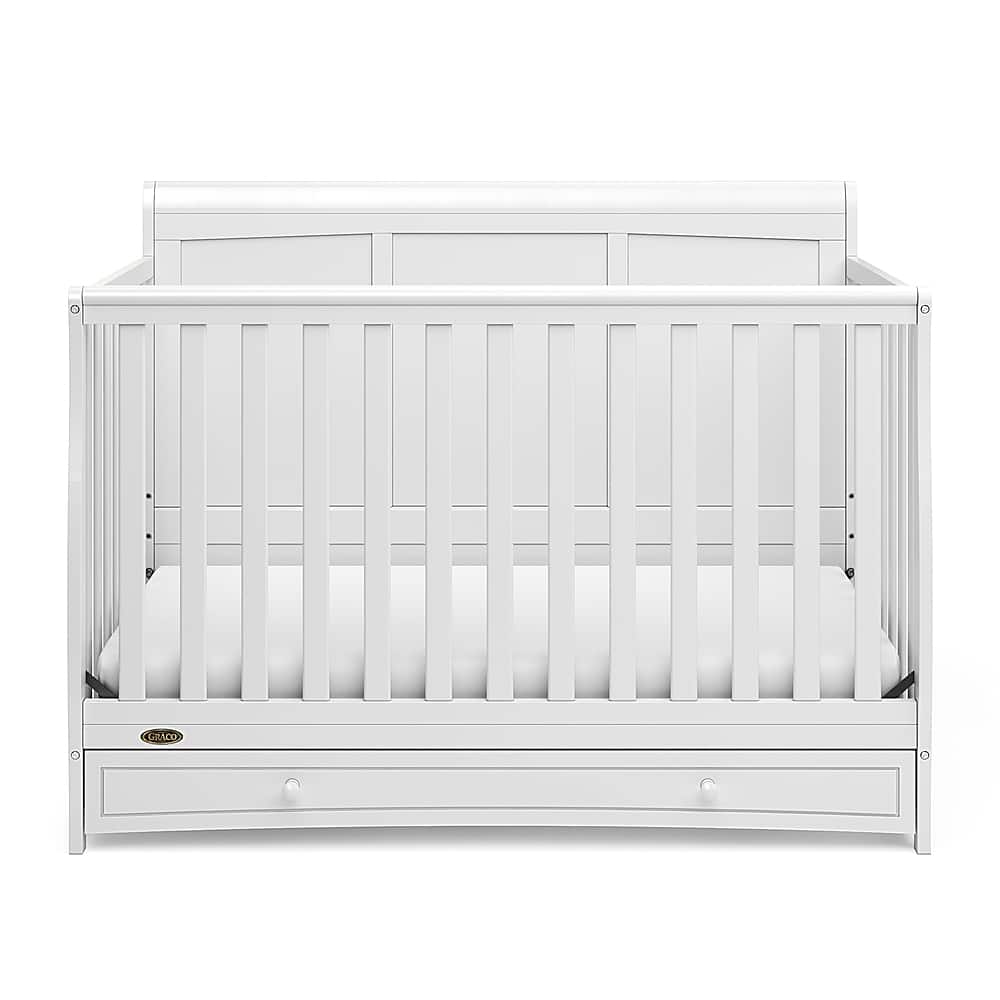 Best Buy Graco Asheville 4in1 Crib with Drawer White 04586711