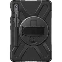 SaharaCase - DEFENSE-X Series Case for Samsung Galaxy Tab S8, Tab S9, and Tab S9 FE - Black - Front_Zoom