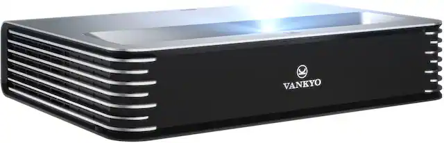 Front. Vankyo - Vista T4 4K UNative Triple Laser Ultra Short Throw Projector, Smart Content TV Stick Included - Silver.