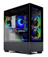Skytech Gaming - AZURE 2 Gaming Desktop PC – AMD Ryzen 5 7600X – 32GB Memory – NVIDIA RTX 4070 Ti – 1TB NVMe SSD - Black - Front_Zoom