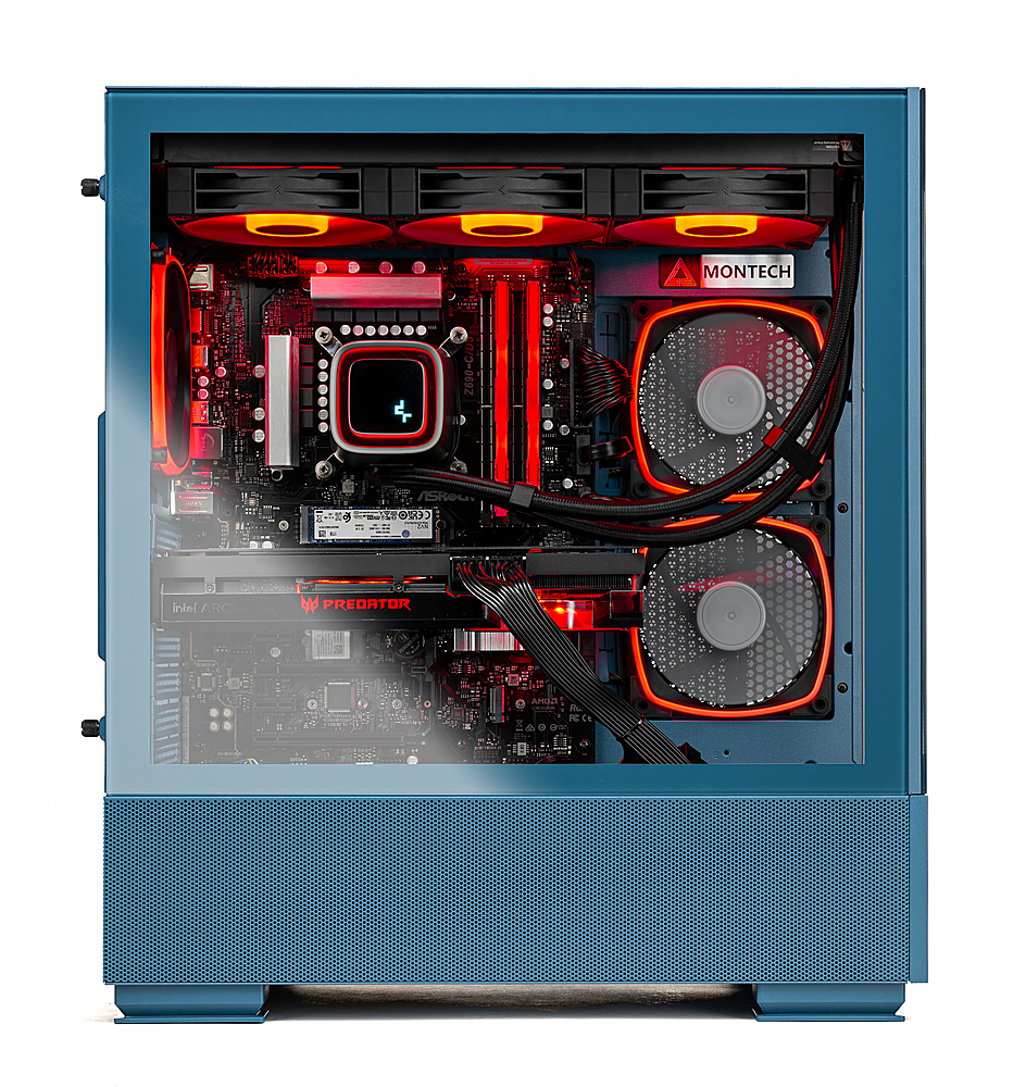 Skytech Gaming AZURE 2 Gaming Desktop PC – AMD Ryzen 7 7800X3D – 32GB  Memory – NVIDIA RTX 4070 Ti – 1TB NVMe SSD Blue ST-AZURE2-1001-BL-BU - Best  Buy