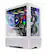 Front. Skytech Gaming - AZURE 2 Gaming Desktop PC – Intel Core i7-13700F – 32GB Memory – NVIDIA RTX 4070 Ti – 1TB NVMe SSD - White.