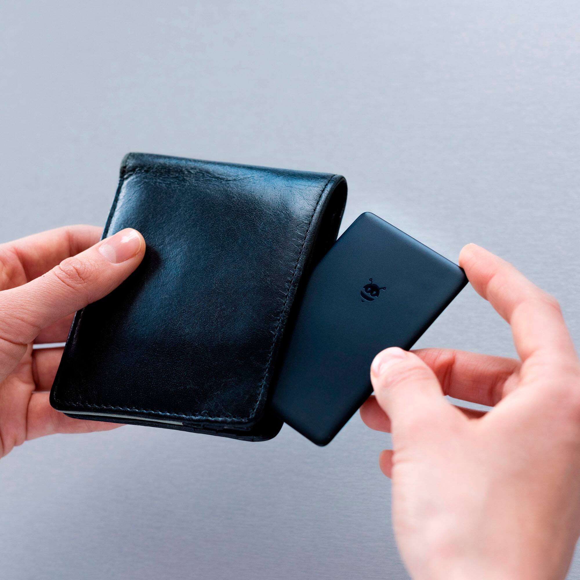 Alt View 12. Pebblebee - Card, Made for Google Rechargeable Item Tracker, works with Android Find My Device - Black.