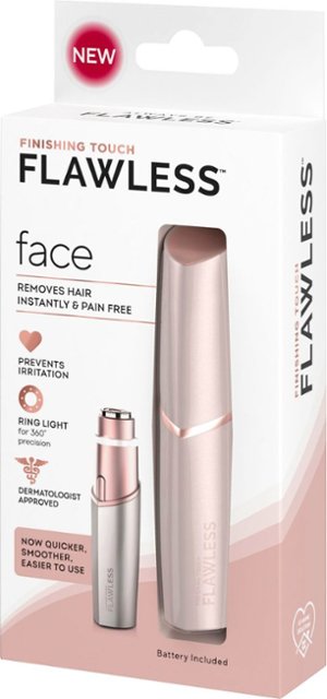Flawless Facial Hair Remover Rose 20509715 - Best Buy