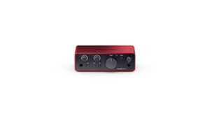Focusrite - Scarlett Solo Studio 4th Generation Audio Interface - Red - Front_Zoom