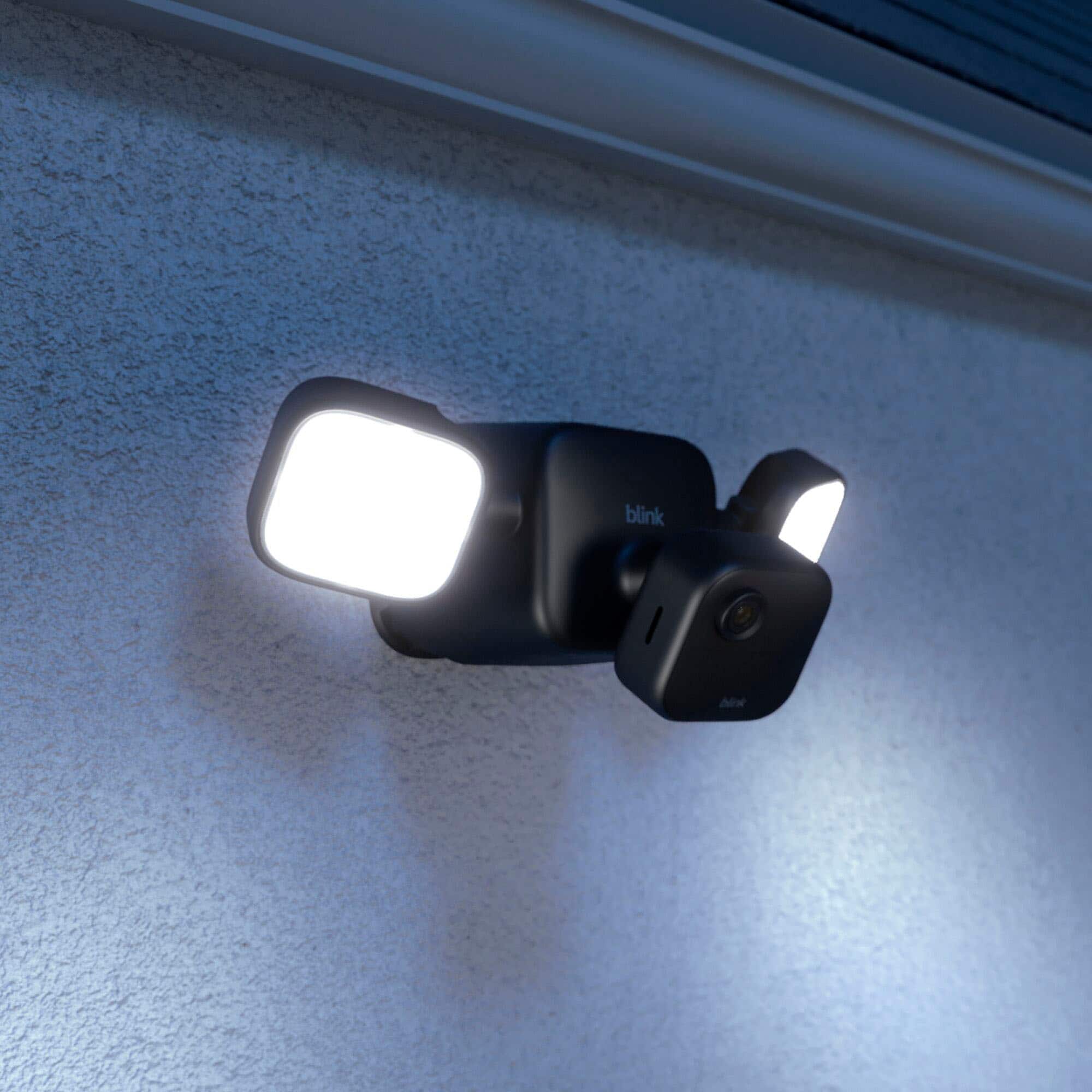 All-new blink outdoor 4 floodlight camera: Two-Year Battery Life, Day + Night HD View, Two-Way Audio, Enhanced Motion Detection, 700 Lumens LED Lighting.