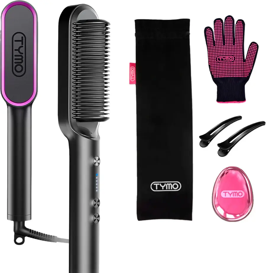 Alt View 17. TYMO - TYMO Ring Hair Straightening Comb - Black.