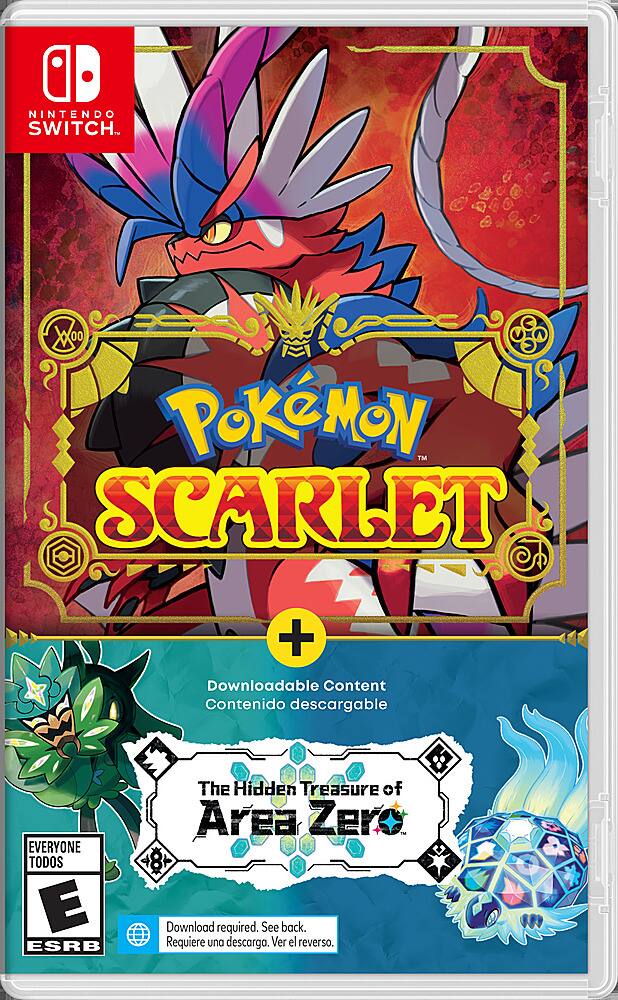Pokémon Scarlet + The Hidden Treasure of Area Zero Bundle (Game+DLC) - Nintendo Switch – OLED Model, Nintendo Switch, Nintendo Switch Lite