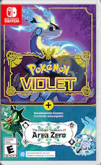Front. Nintendo - Pokémon Violet + The Hidden Treasure of Area Zero Bundle (Game+DLC).