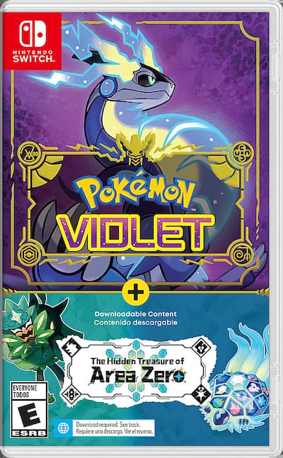 Pokémon Violet + The Hidden Treasure of Area Zero Bundle (Game+DLC Pokémon Violet + The Hidden Treasure of Area Zero Bundle (Game+DLC
