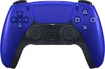 Front. Sony - PlayStation 5 - DualSense Wireless Controller - Cobalt Blue.