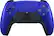 Front. Sony - PlayStation 5 - DualSense Wireless Controller - Cobalt Blue.