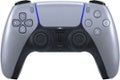 Front Zoom. Sony - PlayStation 5 - DualSense Wireless Controller - Sterling Silver.