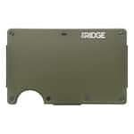 The Ridge Wallet - Aluminum: Cash Strap - Matte Olive