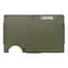 The Ridge Wallet - Aluminum: Cash Strap - Matte Olive