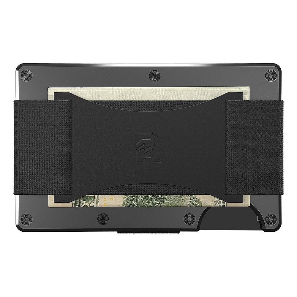 Left. The Ridge Wallet - The Ridge Wallet - Aluminum: Cash Strap - Gunmetal.