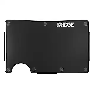 Front. The Ridge Wallet - The Ridge Wallet - Aluminum: Cash Strap - Royal.