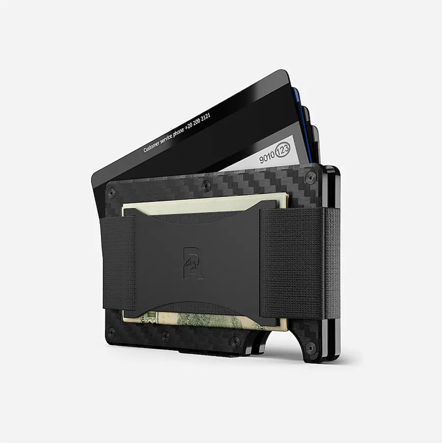 Slide Wallet Ridge The Ridge Wallet 3K Cash Strap Carbon Fiber A0456/441 - Best Buy