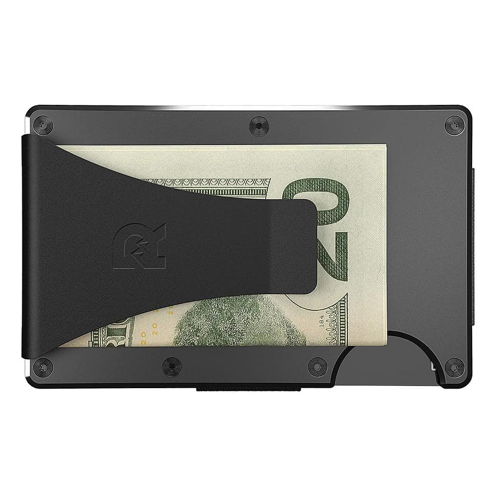 Left. The Ridge Wallet - The Ridge Wallet - Aluminum: Money Clip - Gunmetal.