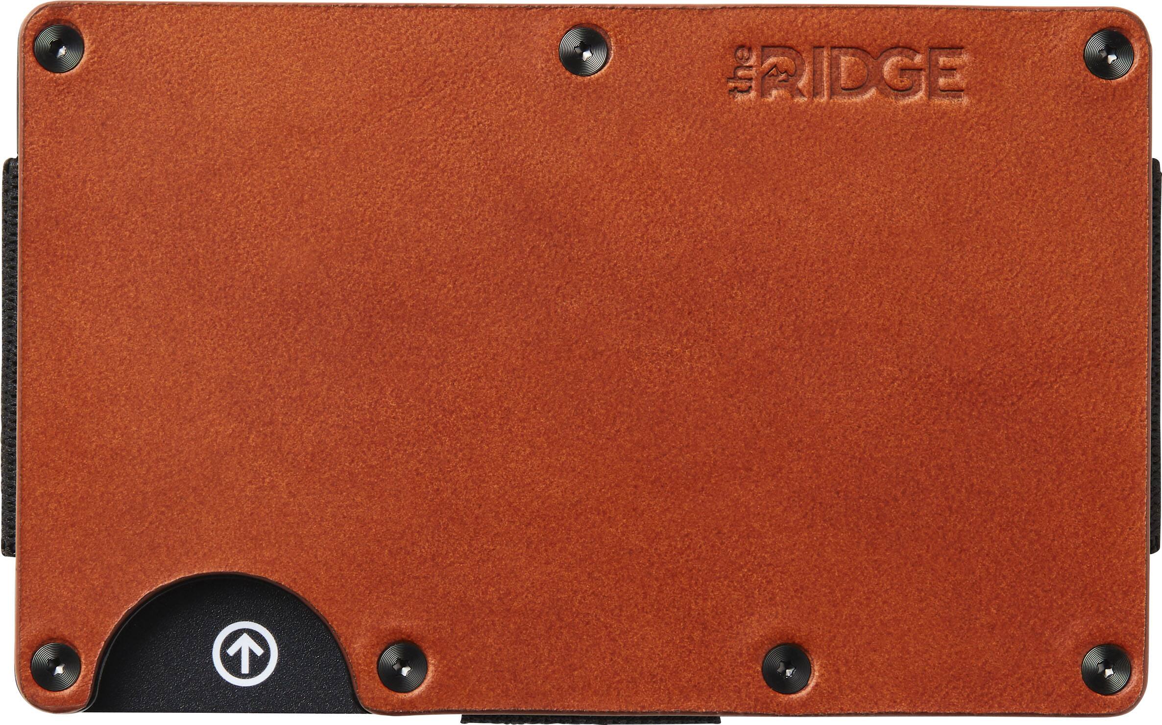 The Ridge Wallet - Leather Cash Strap - Tobacco Brown