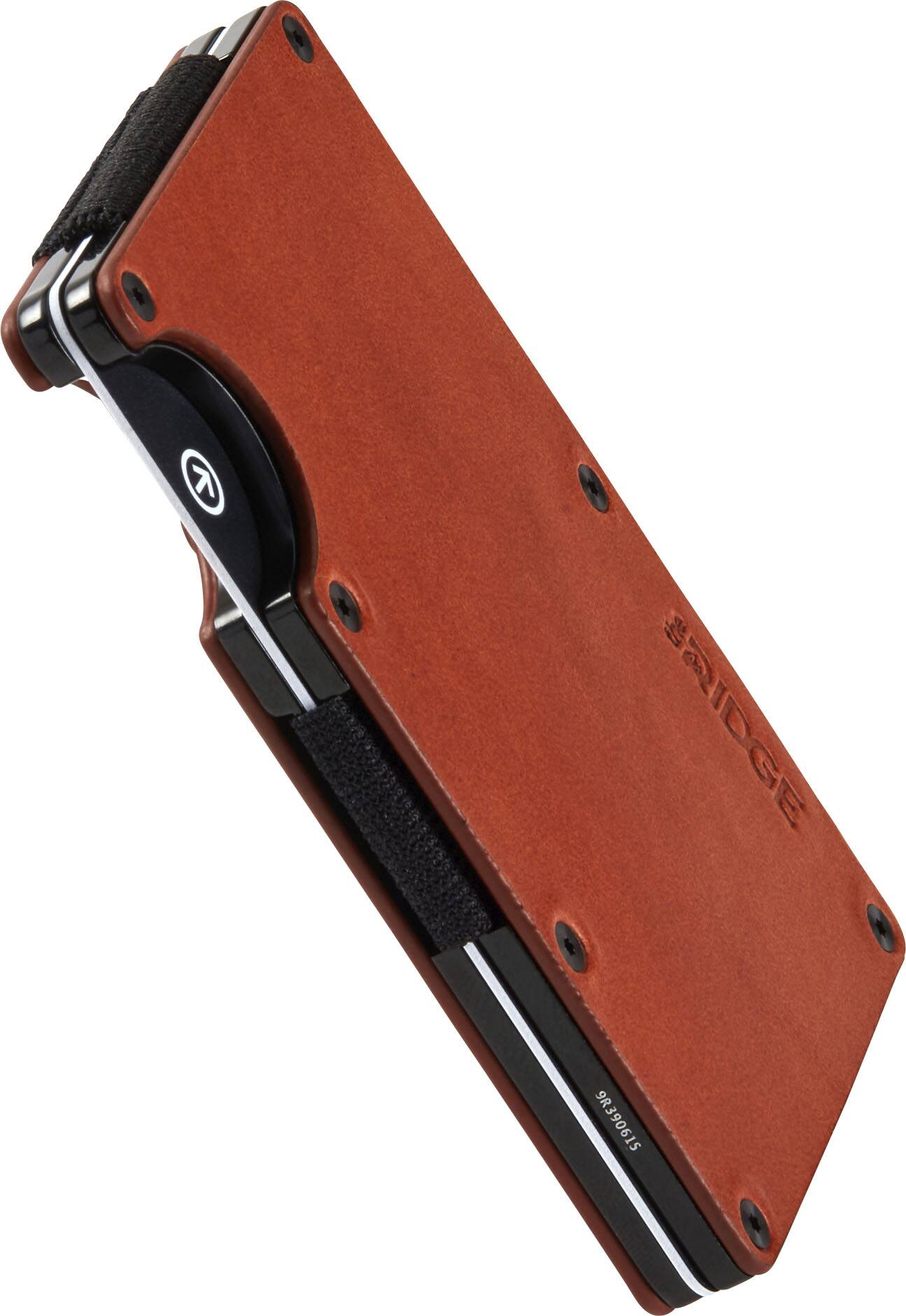 Alt View 11. The Ridge Wallet - Leather Cash Strap - Tobacco Brown.