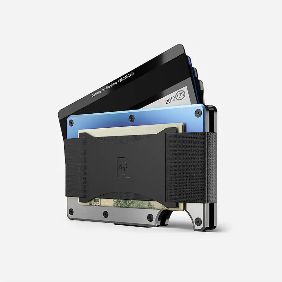 The Ridge Wallet Titanium Cash Strap Burnt A0459/AUWTI101800 ...