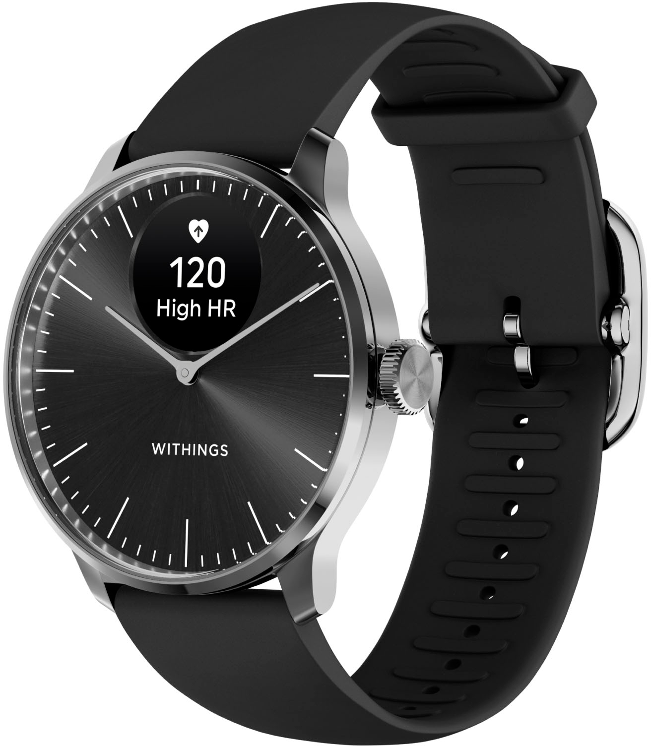 Citizen CZ Smart Heart Rate Hybrid Smartwatch 44mm Black Silicone Strap  Watch-nextbuild.com.vn