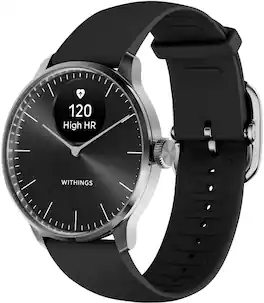 Withings - ScanWatch Light - Daily Health Hybrid Smartwatch - 37mm - Black/Silver - (2023)