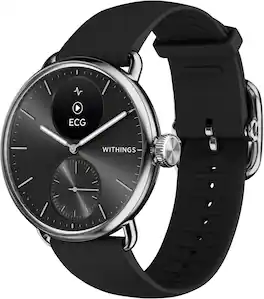 Withings - ScanWatch 2 - Heart Health Hybrid Smartwatch - 38mm - Black/Silver - (2023)