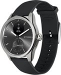 Front. Withings - ScanWatch 2 - Heart Health Hybrid Smartwatch - 42mm - Black/Silver.