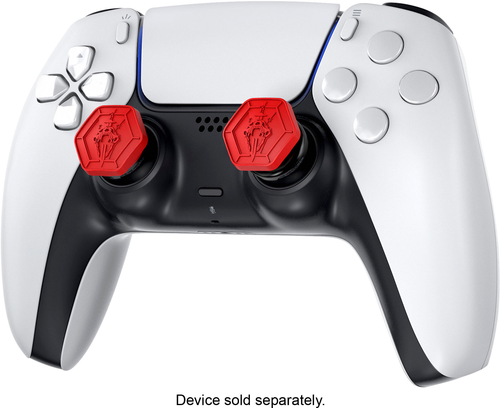 Left View: KontrolFreek - Call of Duty Modern Warfare III Performance Thumbsticks PS5 and PS4 - Red