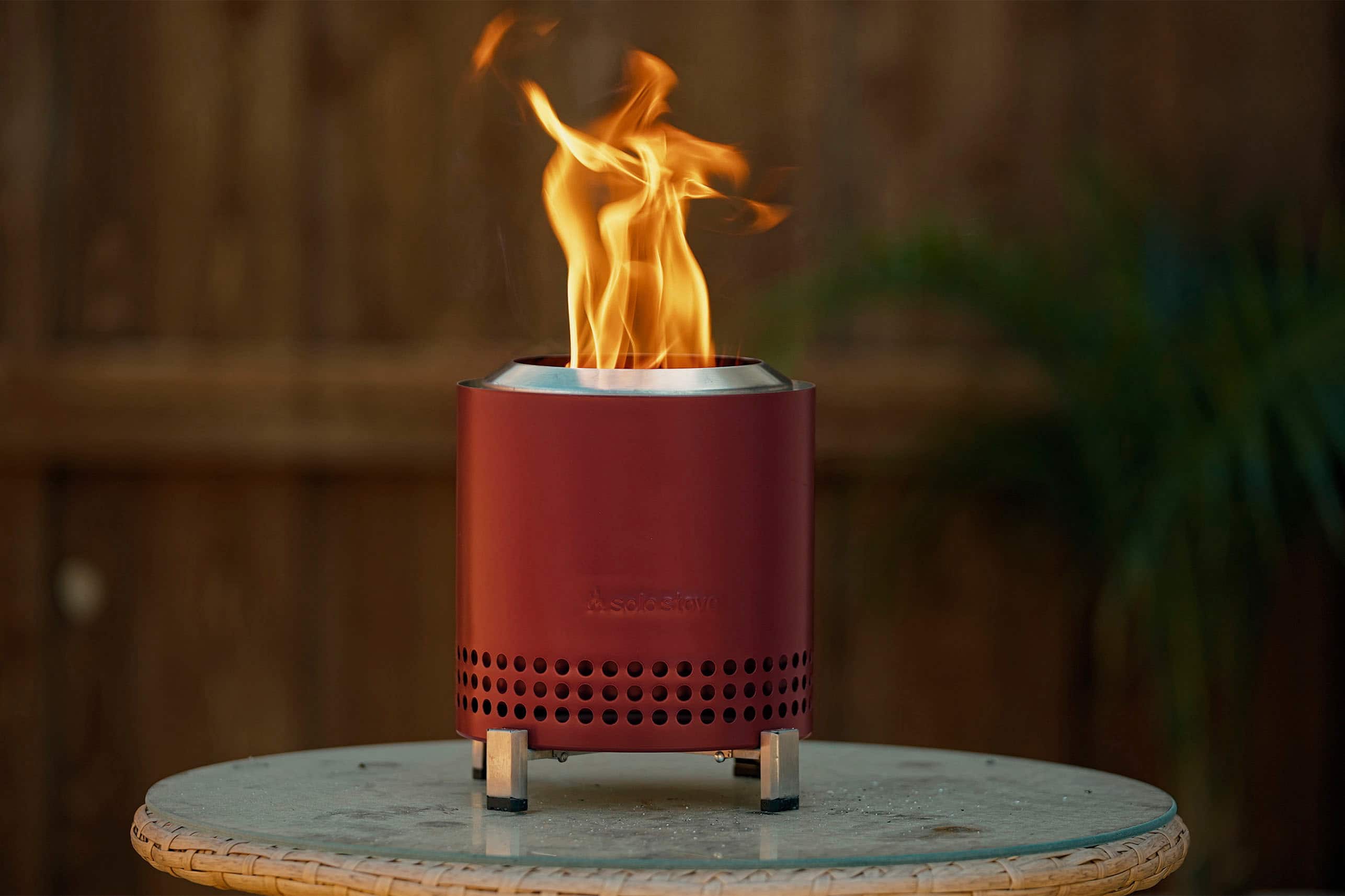 Alt View 11. Solo Stove - Mesa XL Firepit - Mulberry.